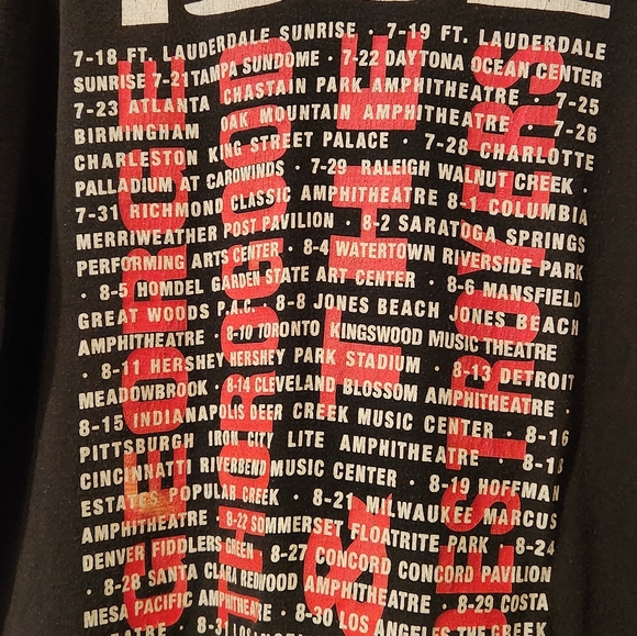 Vintage, 1992. George Thorogood Concert T-Shirt, XL, black, short-sleeved, - Picture 6 of 6